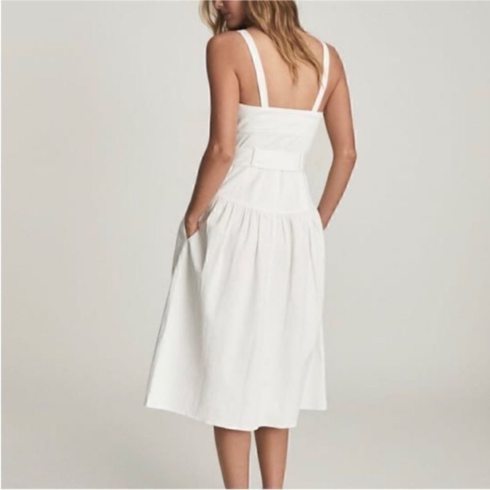 REISS NWT Vita Button Through Midi Sundress White
Size 0 MSRP $330 - Picture 6 of 12